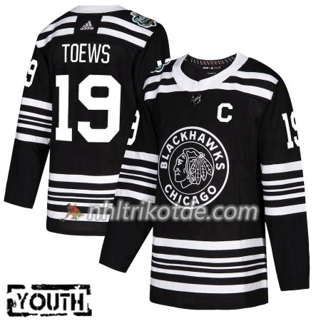 Chicago Blackhawks Trikot Jonathan Toews 19 2019 Winter Classic Adidas Schwarz Authentic - Kinder